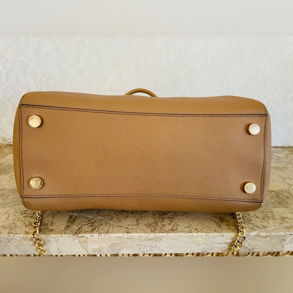 MICHAEL KORS satchel color crossgrain leather crossgrain satchel shoulder bag